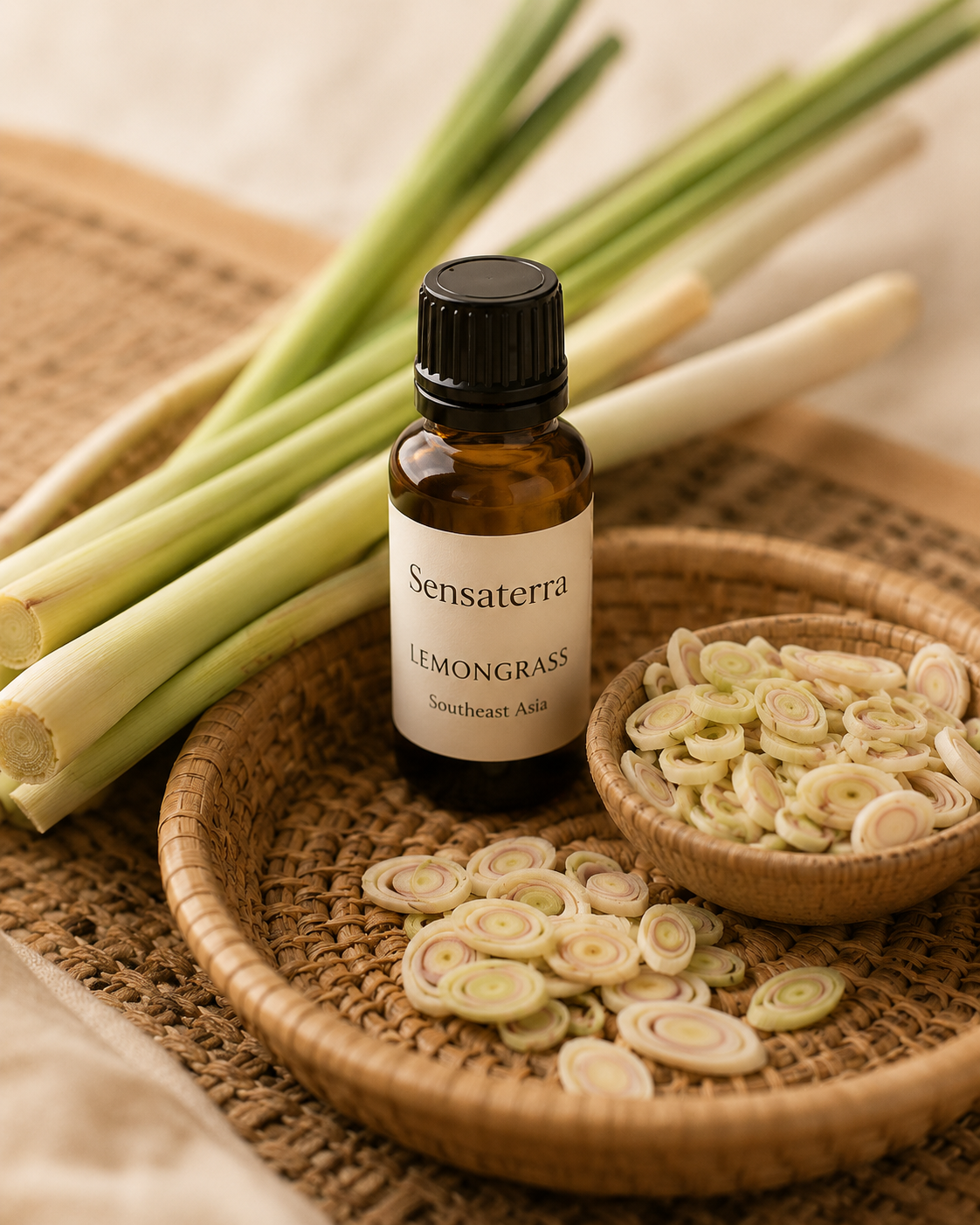 Fragancia Lemongrass Sensaterra inspirada en Asia
